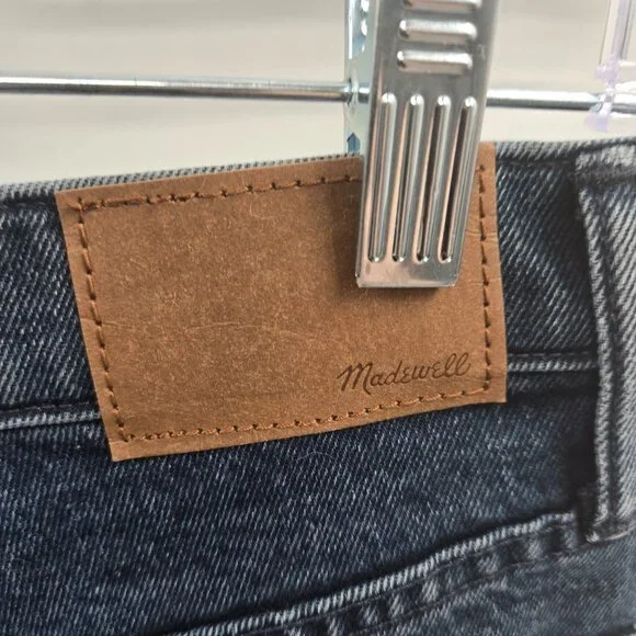 Madewell The Dad Jean Dark Blue Low Rise Jeans Waist 23 - Picture 5 of 10